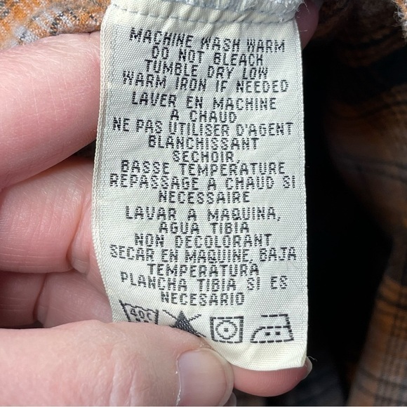 Jesse James Work Wear West Coast Choppers Plaid Long Sleeve size Large - Picture 8 of 11